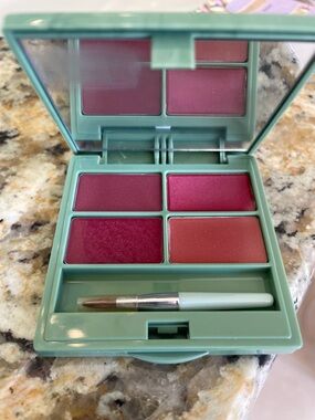 CLINIQUE NWT Cream Lip Paletteh - 4-Pan Berry & Rose Shades